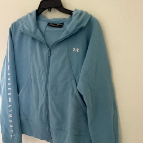 Under Armour Sky Blue Hoodie - Picture 4 of 8